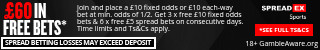 Offer Banner - Bet £10 Get £60 In Free Bets