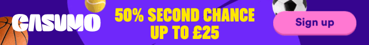 Offer Banner - 100% back as a Free Bet up to £30
