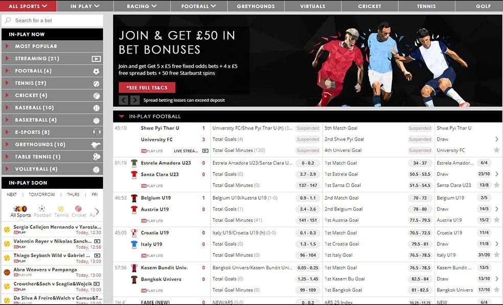 Spreadex Sports