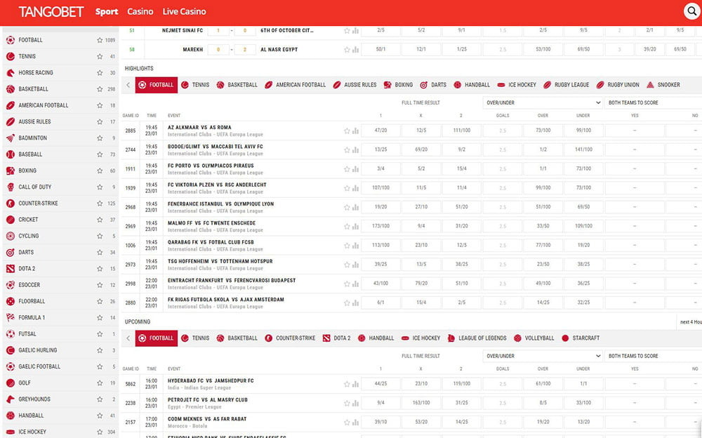 Tangobet Sports
