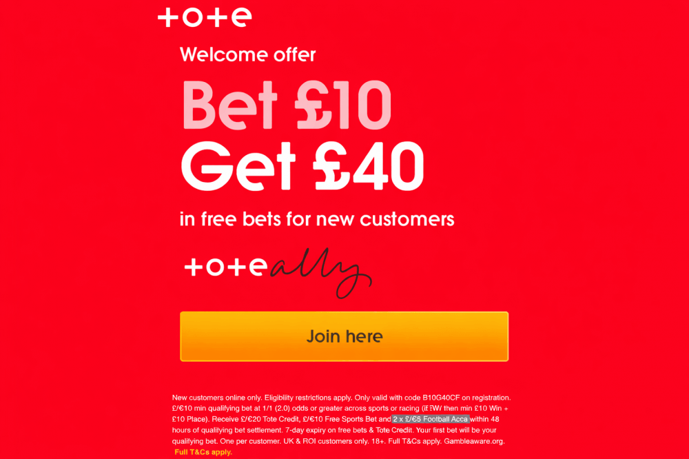 Tote Cheltenham Betting Offer