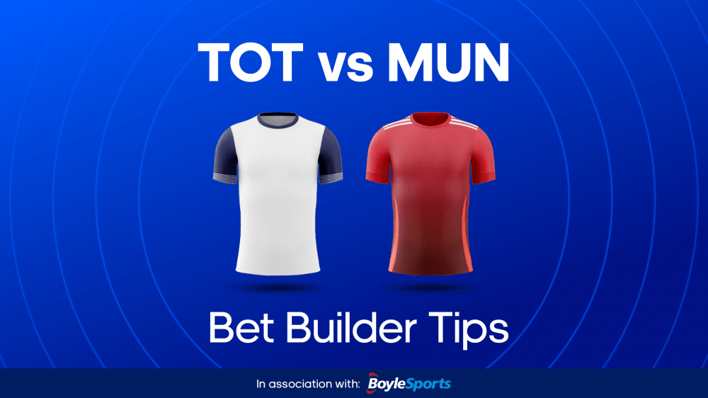 tottenham vs man united bet builder tips image
