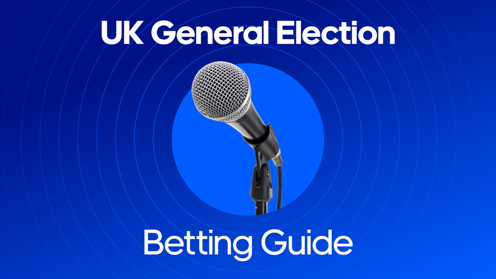 a microphone between uk general election betting guide text