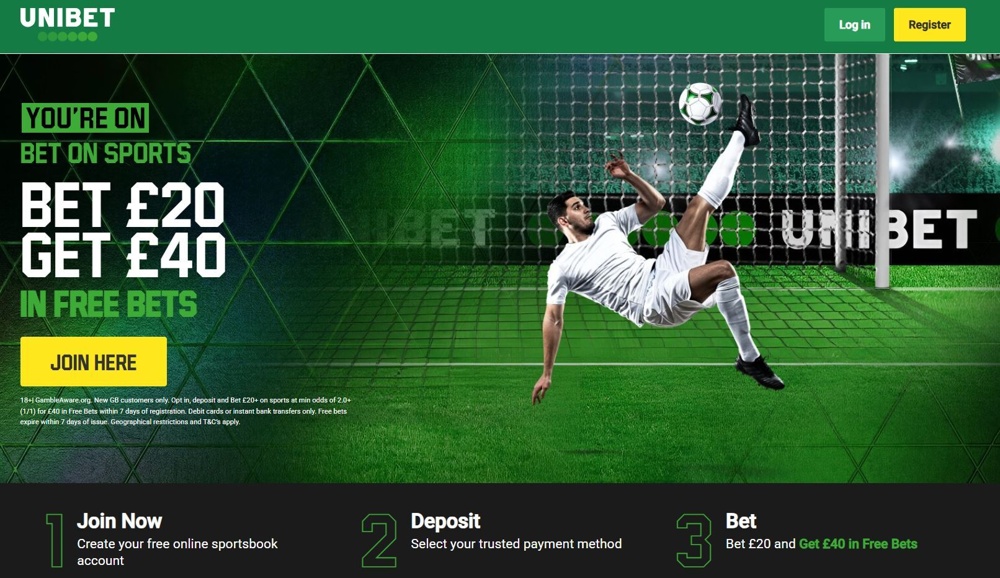 image of unibet welcome offer