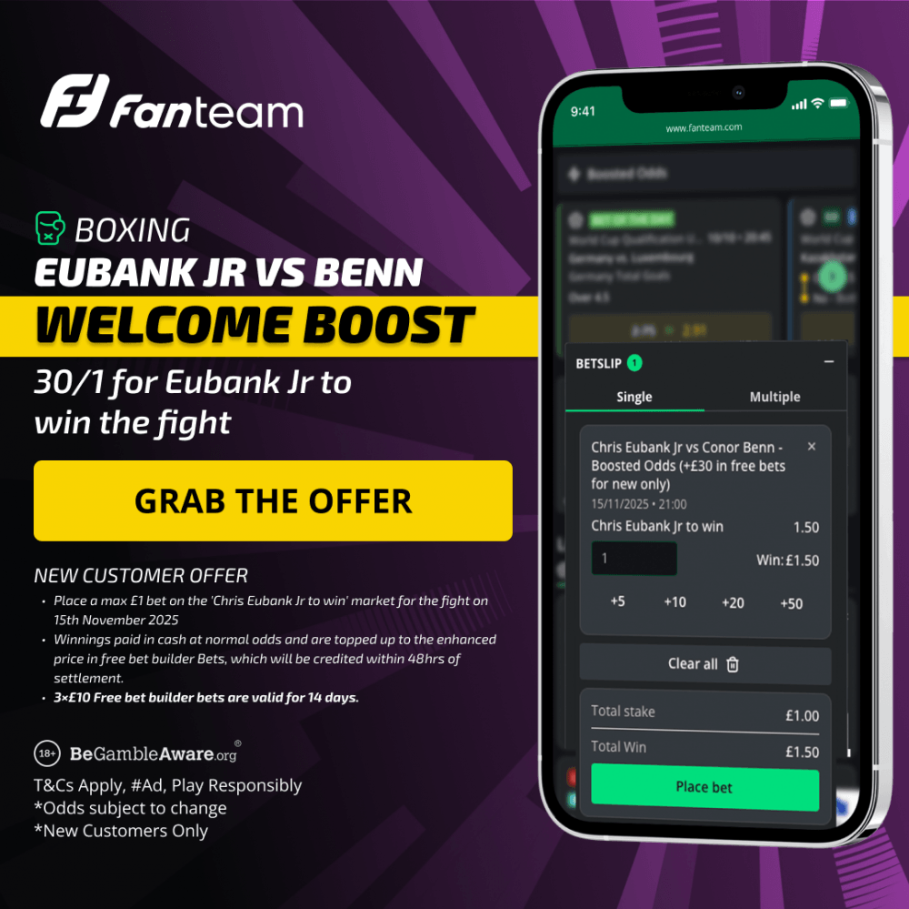 FanTeam Eubank Jr vs Benn 2 Offer