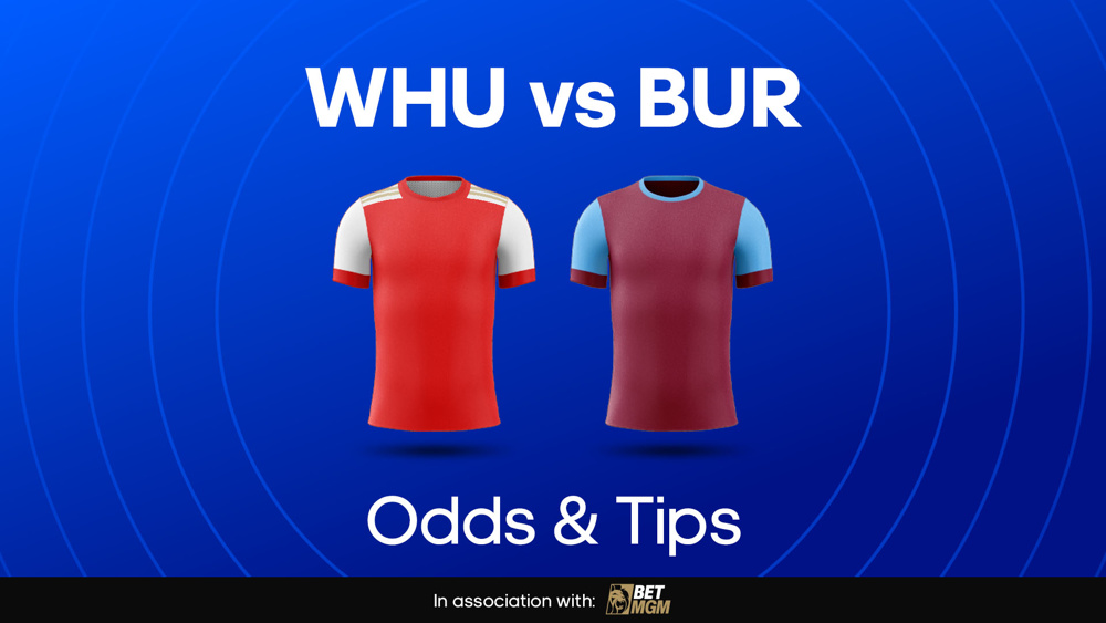 claret and blue shirt and claret and blue shirt between whu vs bur odds & tips text