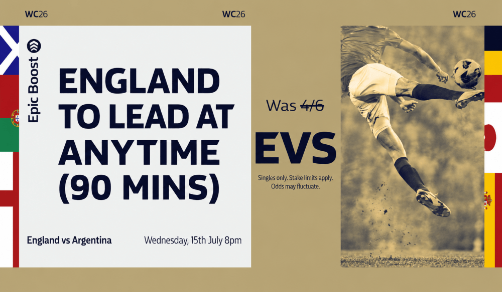 William Hill England vs Argentina Offer