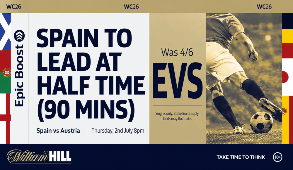 William Hill Spain vs Austria Offer