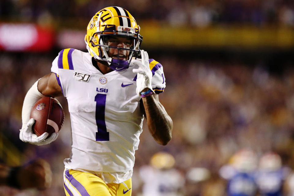 Ja'Marr Chase is likely to the be the first WR taken on Thursday night