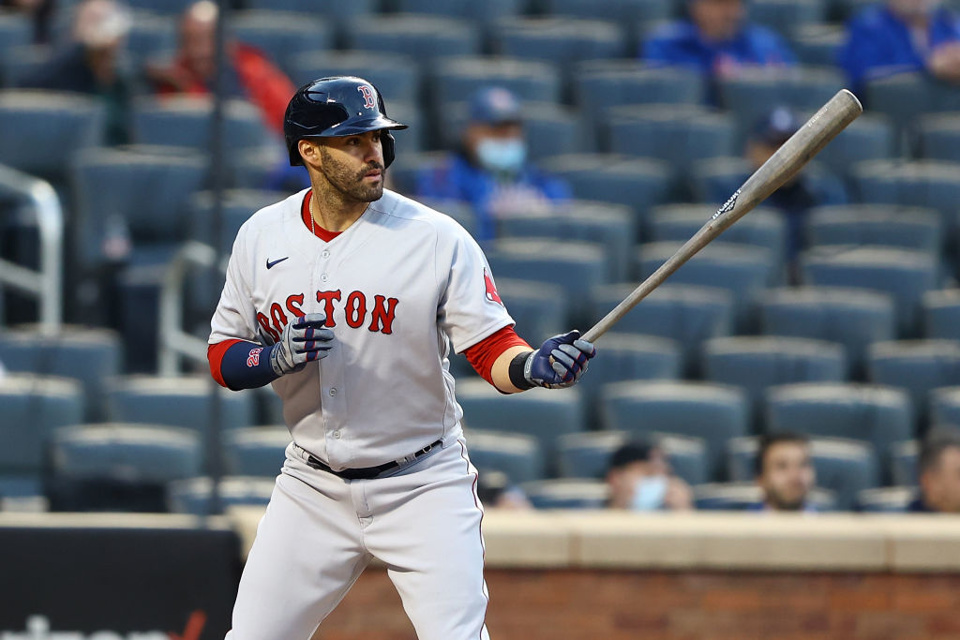 JD Martinez could help power a high-scoring affair at Camden Yards this evening