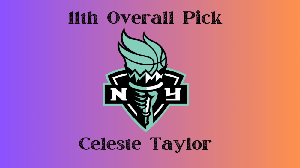 The New York Liberty select Celeste Taylor eleventh overall in the 2024 WNBA Draft.