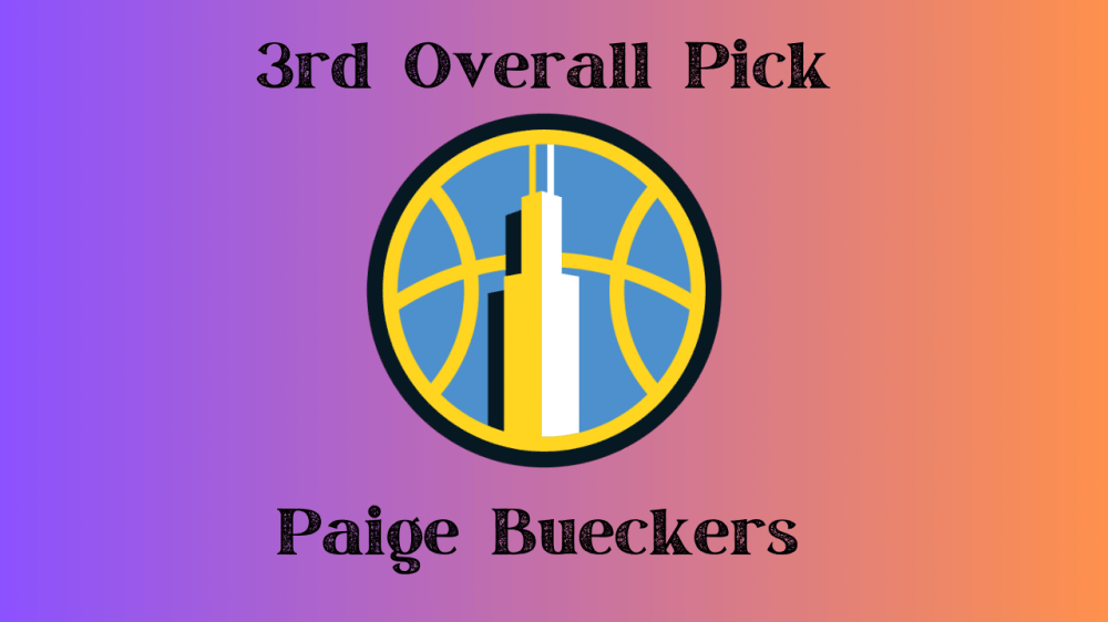 The Chicago Sky select Paige Bueckers third overall in the 2024 WNBA Draft.