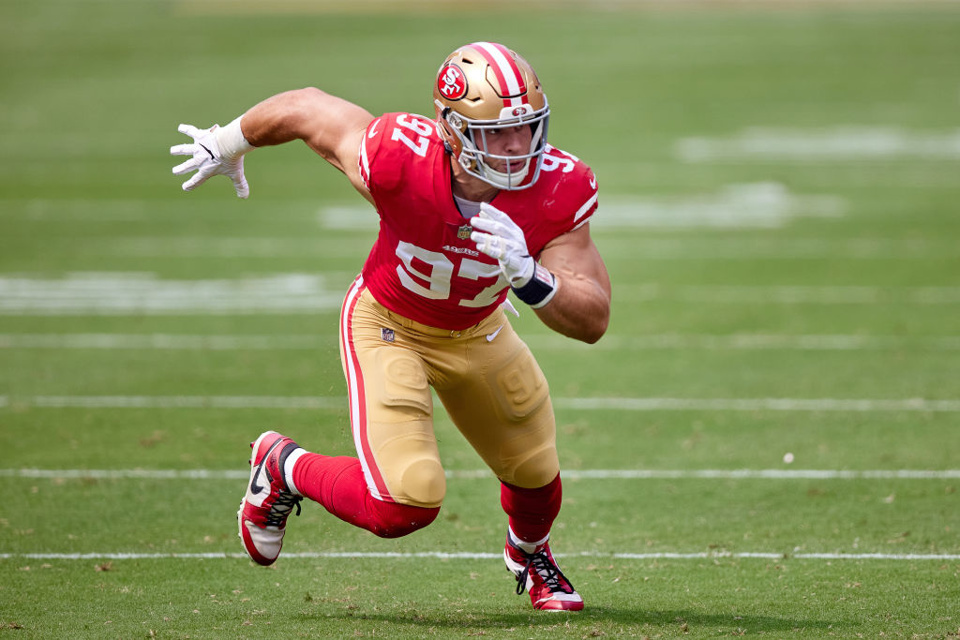 Nick Bosa is a defensive stud for San ran