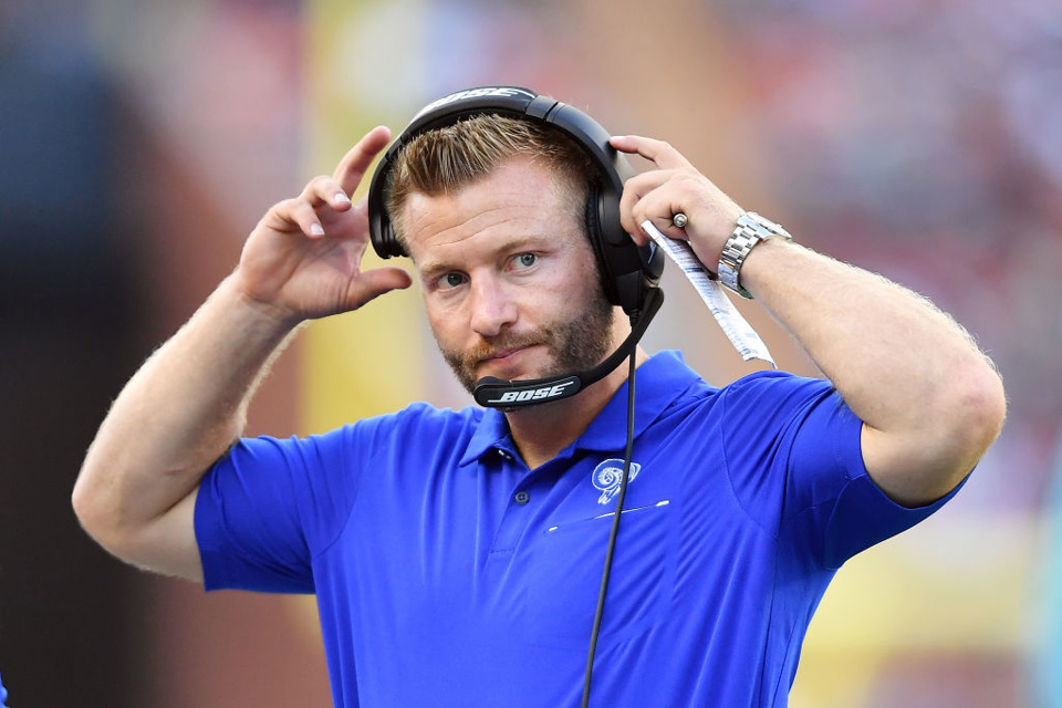 Sean McVay and the LA Rams are bedding in a new QB this season