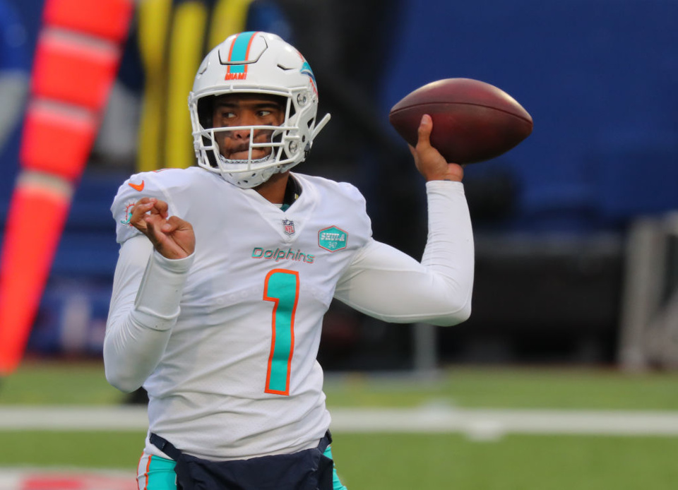 Tua Tagovailoa has plenty of targets at receiver going into his first full-season as the starter in Miami
