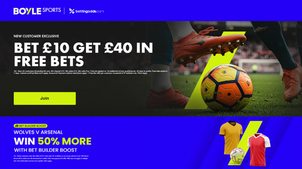 BOYLE Sports Wolves vs Arsenal