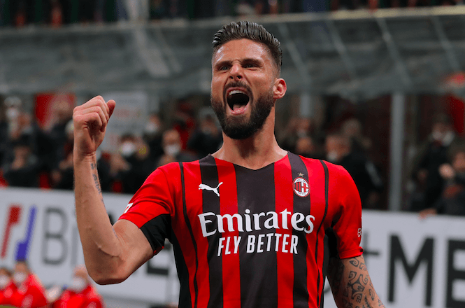 Olivier Giroud should feature for Milan this weekend.