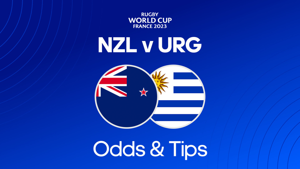 Flags of New Zealand and Uruguay