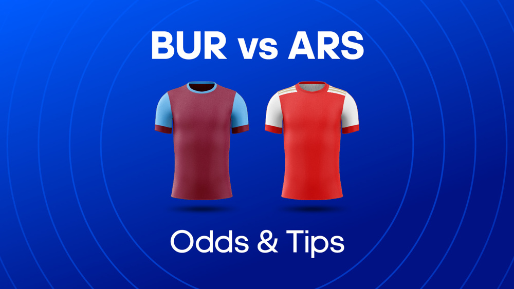 image of claret & blue football short and red football shirt between BUR vs ARS Odds & Tips