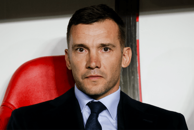 Andriy Shevchenko has been Ukraine manager since 2016