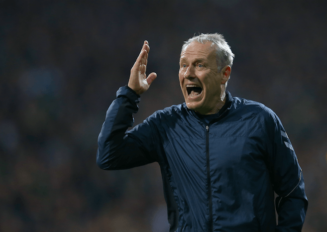 Christian Streich, manager of SC Freiburg