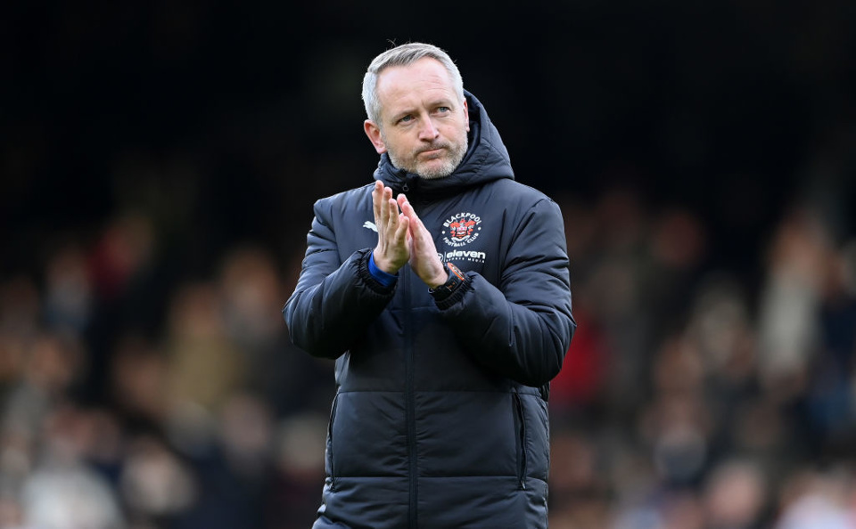 Neil Critchley (Blackpool) features as one of the top five Championship managers of the season