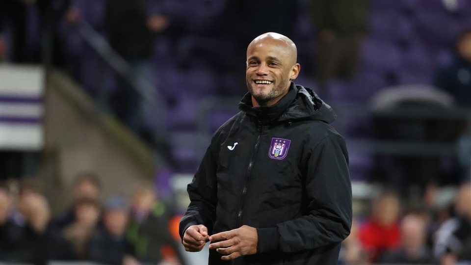 Former Anderlecht manager Vincent Kompany is now in the EFL with Burnley