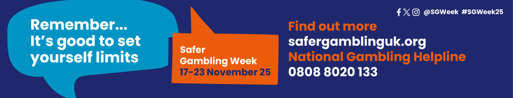 Safer Gambling Banner