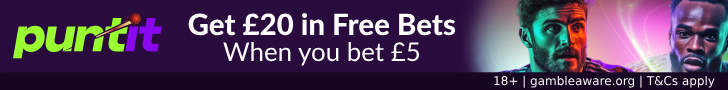 Offer Banner - Bet £5 Get £20 In Free Bets