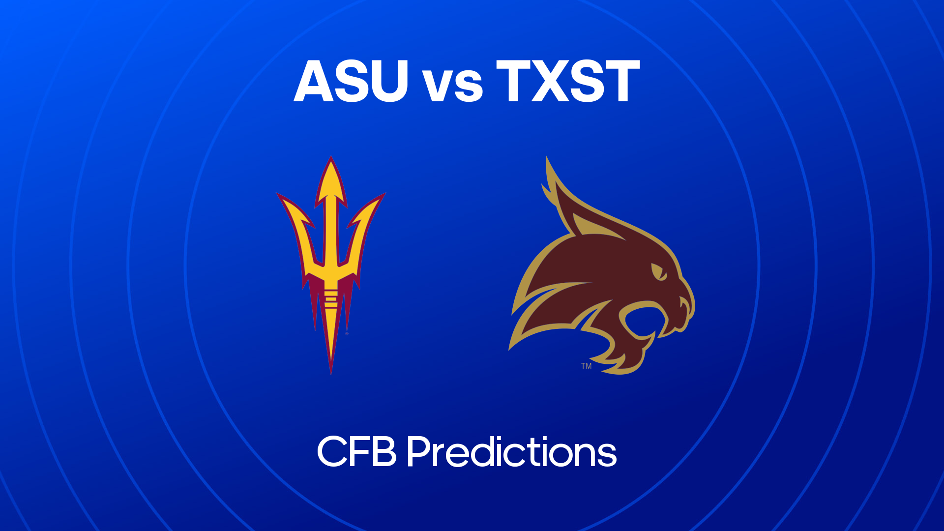 Arizona State vs. Texas State Picks & Best Bets 12th Sep 2024 College Football Week 3